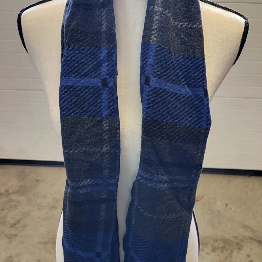 100% Silk Club Room Plaid Scarf